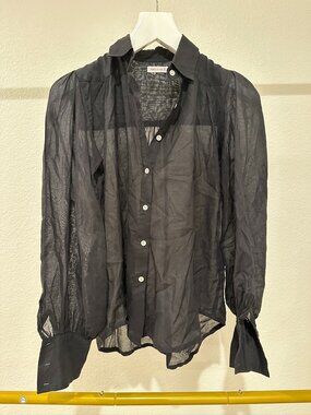 Free The Label Black Dressy Blouse